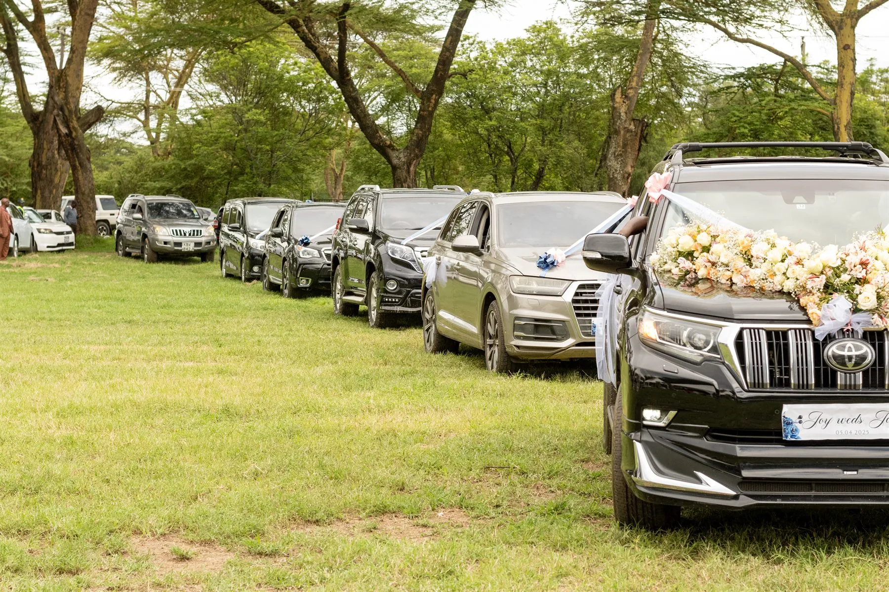 Wedding convoy